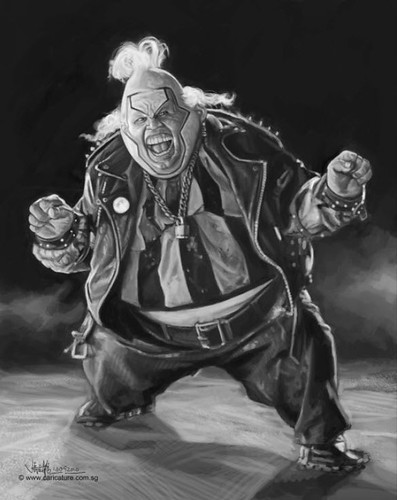 digital caricature of John Leguizamo as Violator in Spawn - 7 small