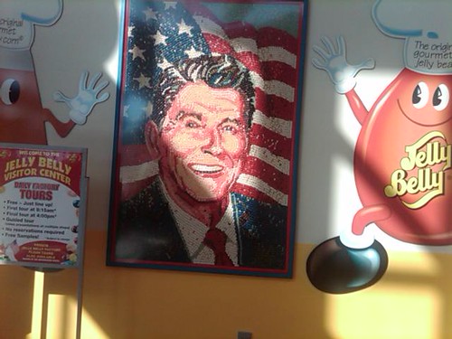 Ronald Reagan made of Jelly Bellies