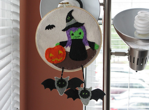 Witch Felt Embroidery