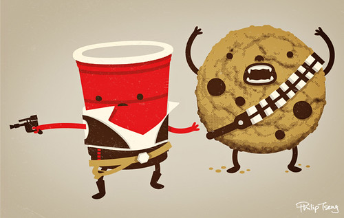 Han Solo Cup & Chewbacca the Cookie