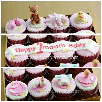 Baby One Month Cupcake Set - Galuh Shinta