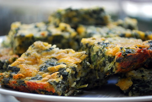 Spinach Cheese Squares