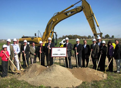Agriculture Committee Chairman Congressman Collin Peterson, Under Secretary for Rural Development Dallas Tonsager, Minnesota State Director Colleen Landkamer and others broke ground on a new senior facility last week.