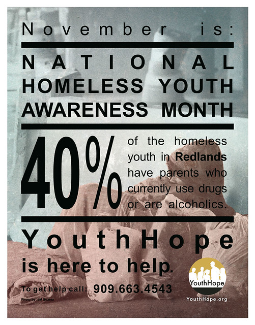 National Homeless Youth Awareness Month Print 1