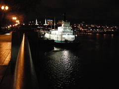 The Portland at night