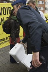 Demonstration Embassy Kenya in Brussels by Amnesty Belgium