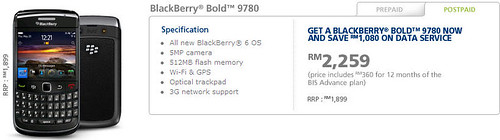 5205493667 029811c741 Blackberry Bold 9780 Available At Maxis Now, At Last