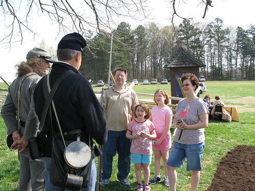 Living historians greet visitors at the Overton-Hillsman House Museum