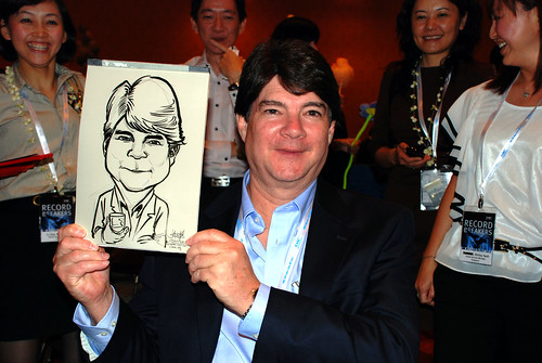 Caricature live sketching for EMC APJ Salers Kick Off 2011 - 21
