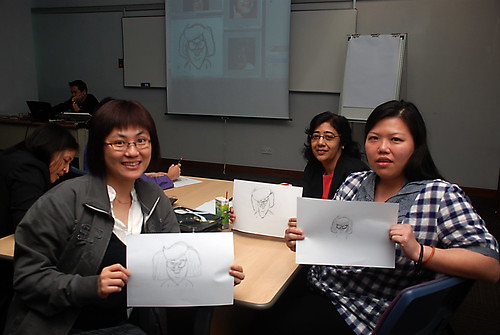 Caricature Workshop for AIA Alexandra - Day 1 - 31