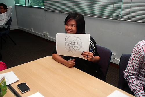 Caricature Workshop for AIA Alexandra - Day 1 - 23