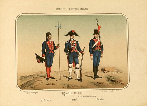 012- Álbum de la Infantería Española..-1861- conde de Clonard