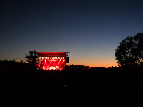 Stage at night
