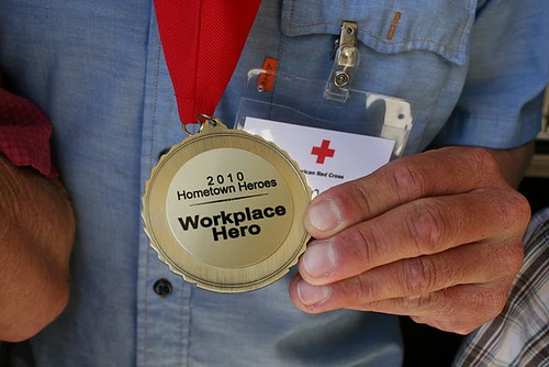 RED CROSS Hometown Hero Award for WET River Trips Guides