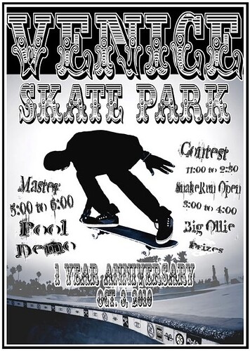 venice skate park one year anniversary