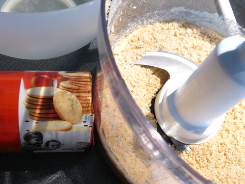 Using food processor for biscuit base