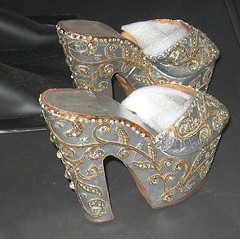 carmen miranda beaded shoes from her museum