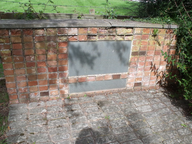 Jubilee Walk, Shottery (near Stratford) - foundation stone by ell brown