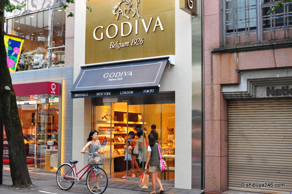 Time to stop in and pick up some chocolates from Godiva