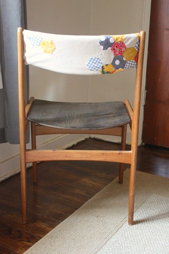 Danish Chair, Reupholstered (Back)