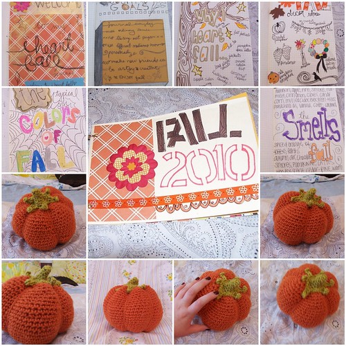 Fall Journal & Crochet Pumpkins