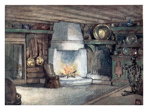011-Interior de un cottage en Telemarken-Norway 1905 -Nico Jungman