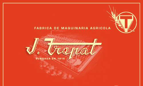 Publicitat de l'empresa JOSÉ TREPAT, fabricant de maquinària agrícola de Tàrrega (L'Urgell)