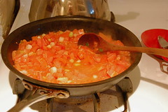 tomatoes cooking