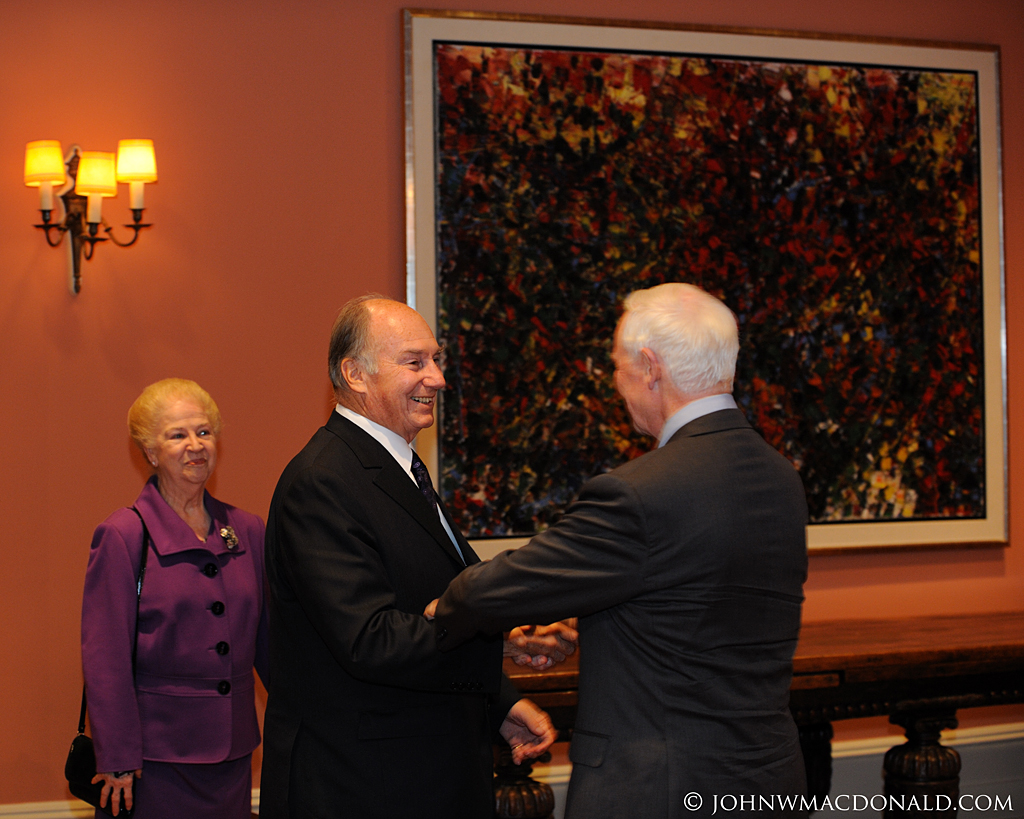 Governor General Welcomes His Highness the Aga Khan at Rideau Hall 6189