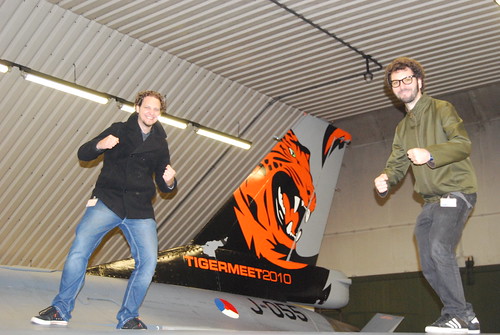 Olaf and Michele on a F-16