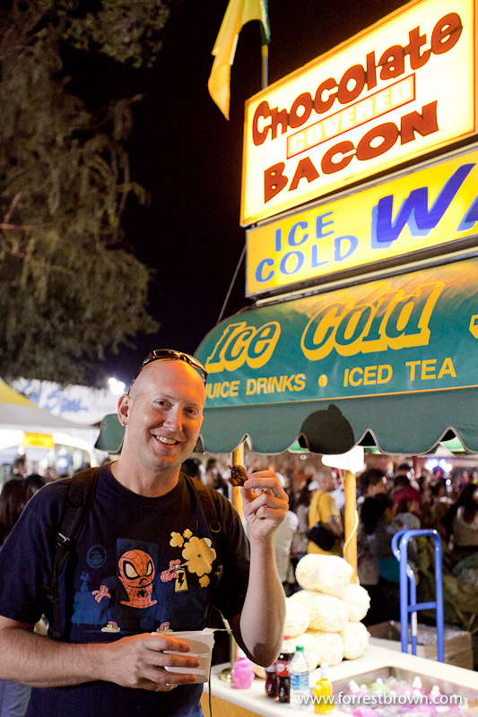 Chocolate Covered Bacon, Food, Los Angeles, Fair, LA County Fair