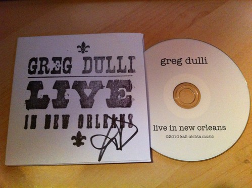 Greg Dulli: Live In New Orleans tour CD