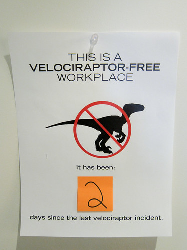 Velociraptor-Free Workplace