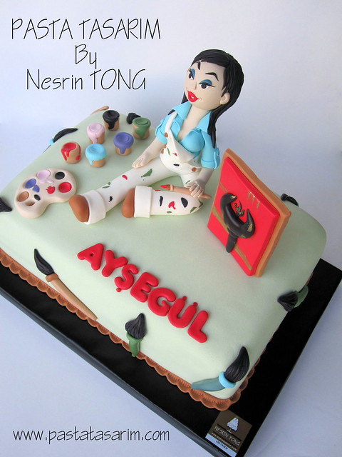 THE PAINTER CAKE