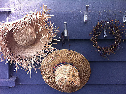 Hats on the deck