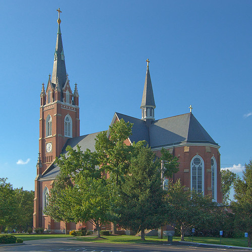 All Saints Roman Catholic Church, in Saint Peters, Missouri, USA