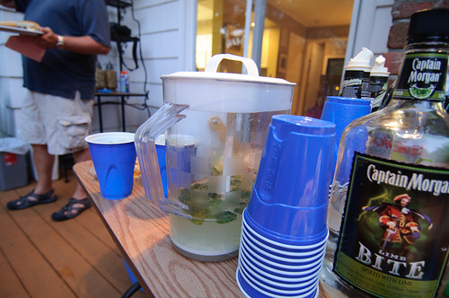 Party pitcher of mojitos