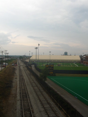 AA railroad, viewed from the Stadium bridge