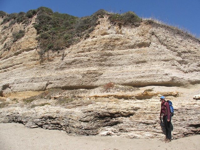 Beach cliff exposures, Pt. Reyes