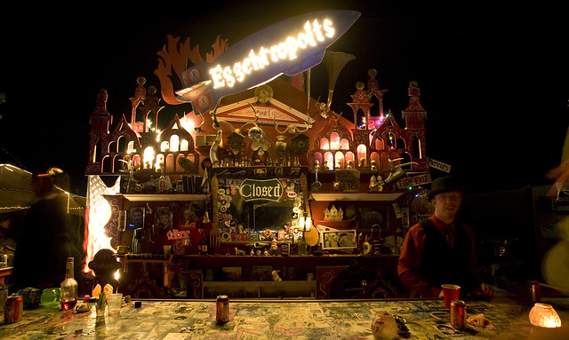 Burning Man 2010 - Metropolis: Eggchtropolis Bar
