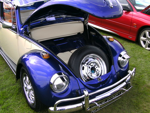 Front end of VW Beetle