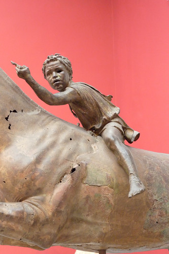 Athens National Archeological Museum - Boy jockey and horse