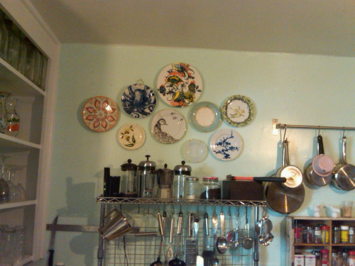 Plates on a wall