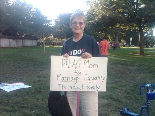 PFLAG Mom for Marriage Equality in San Mateo