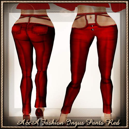 A&A Fashion Ingus Pants Red