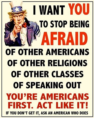 Uncle Sam Stop Being Afraid