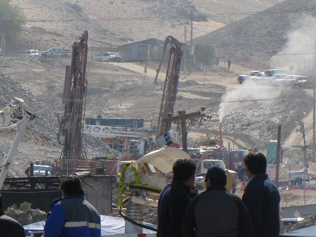 Zona de rescate 33 mineros Chile