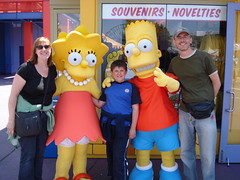 With Bart and Lisa