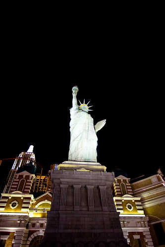 statue of liberty las vegas new york. Statue of Liberty on Las Vegas Boulevard South aka the Strip. Statue of Liberty in front of the New York skyline which is actually the hotel New York New