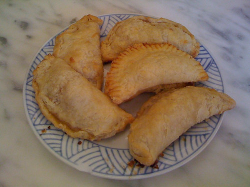 Pineapple and apple fruit pies